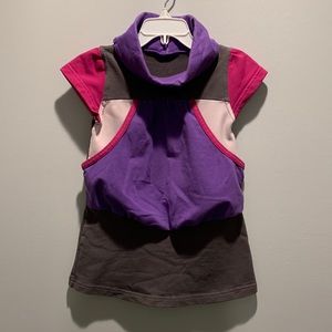 Peekaboo Beans colour block tunic dress. Size 2.